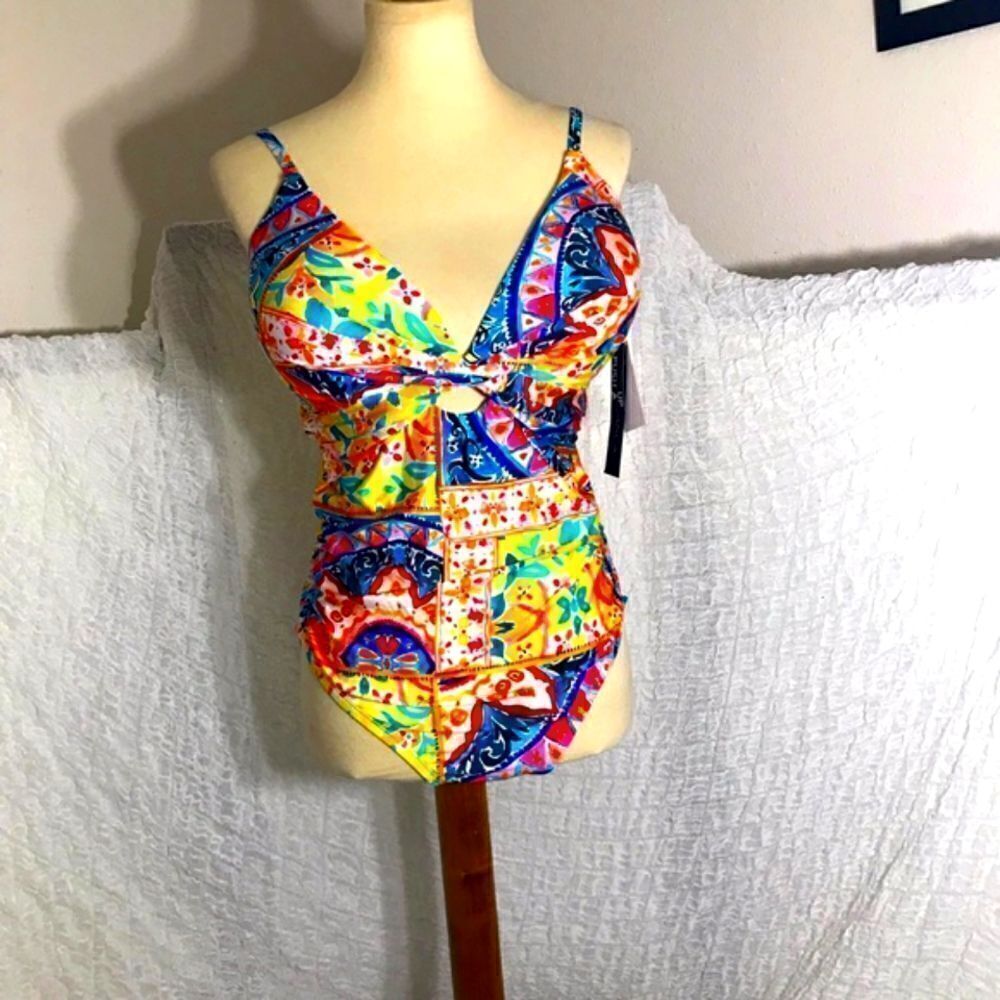 La Blanca NWT "Soleil" One Piece Swimsuit Size 14